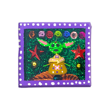 Load image into Gallery viewer, Handmade Square Shadow Box Nicho - Yodacaltiche Magnet