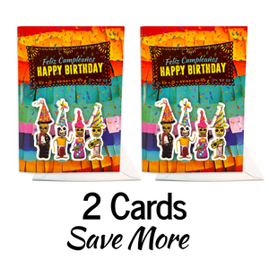 Musical Greeting Card - Fiesta Amigos "Happy Birthday"