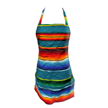 Load image into Gallery viewer, Mexican Serape Apron Apron Mariachi Los Muertos Serape Style - 1