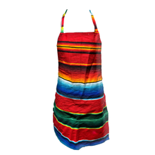 Load image into Gallery viewer, Mexican Serape Apron Apron Mariachi Los Muertos Serape Style - 10