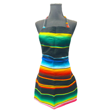 Load image into Gallery viewer, Mexican Serape Apron Apron Mariachi Los Muertos Serape Style - 25