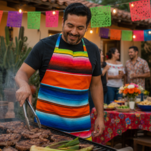 Load image into Gallery viewer, Mexican Serape Apron