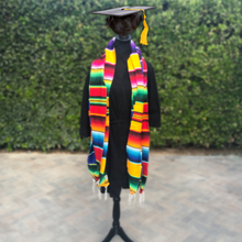 Load image into Gallery viewer, Handmade Mexican Serape Graduation Stole