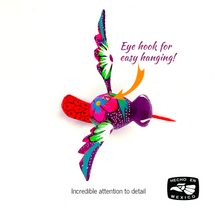 Load image into Gallery viewer, Mini Lucky Alebrijes - Colibri Hummingbird