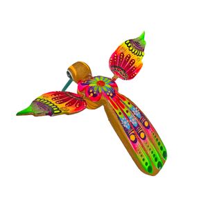 Mini Lucky Alebrijes - Colibri Hummingbird Art & Decor Mexico 1