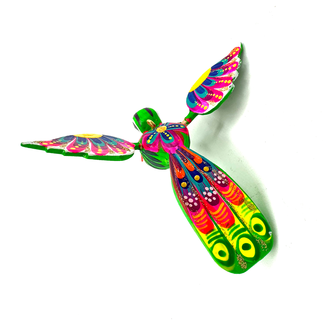 Mini Lucky Alebrijes - Colibri Hummingbird Art & Decor Mexico 4