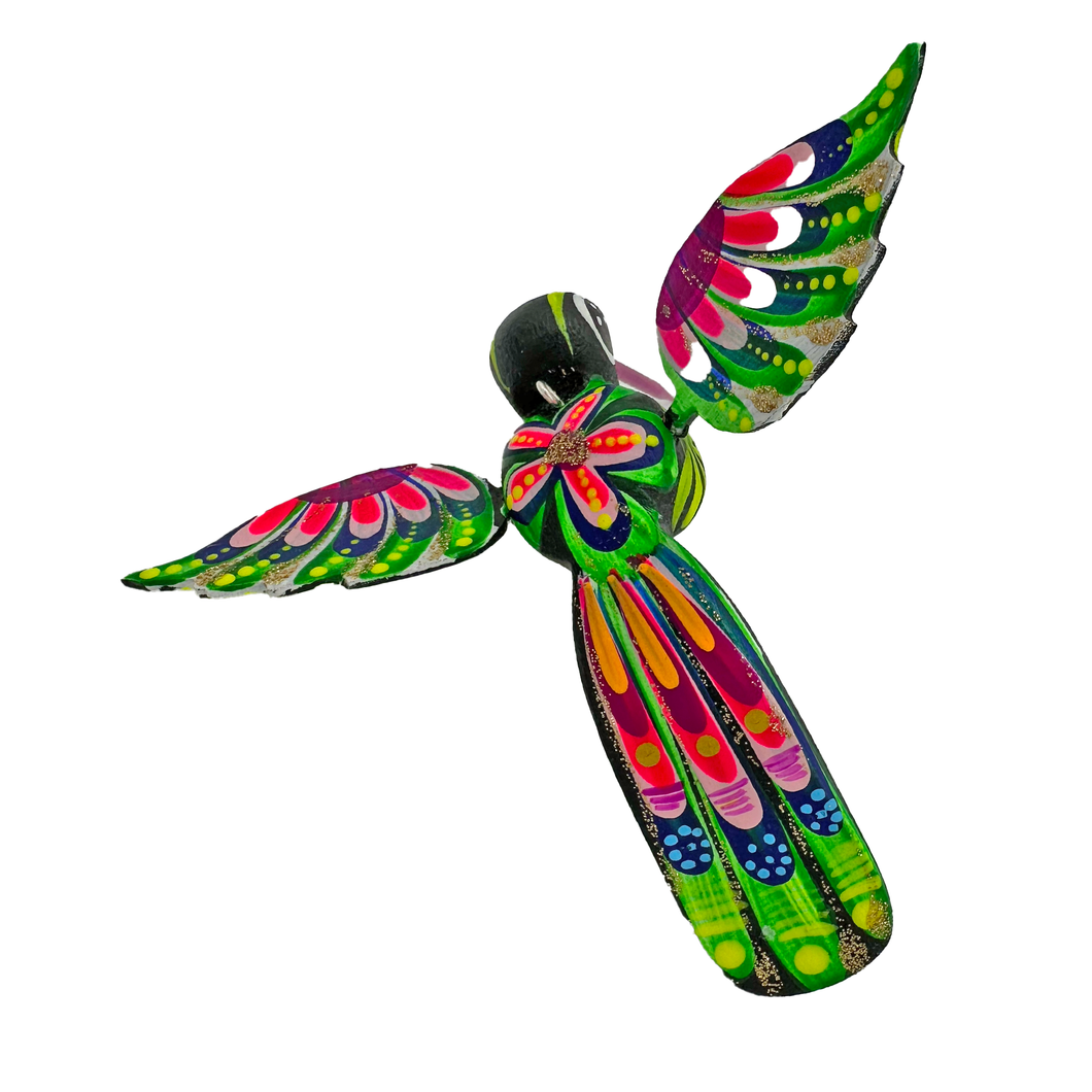 Mini Lucky Alebrijes - Colibri Hummingbird Art & Decor Mexico 6