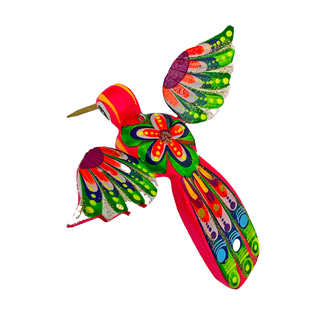 Mini Lucky Alebrijes - Colibri Hummingbird Art & Decor Mexico 10