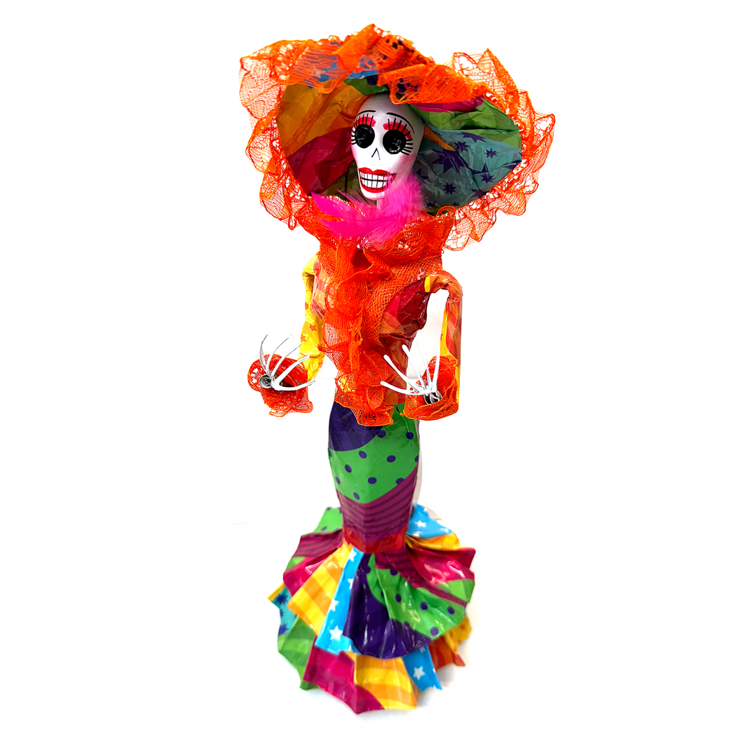 Mexican Handmade Paper Maché - La Calavera Catrina - Large Art & Decor Muertolandia.com 10  