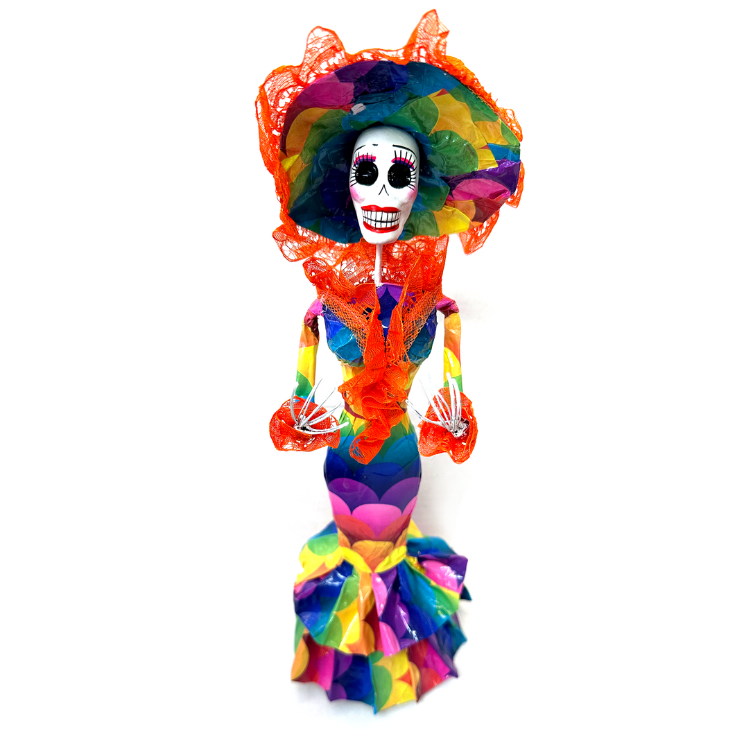 Mexican Handmade Paper Maché - La Calavera Catrina - Large Art & Decor Muertolandia.com 12  