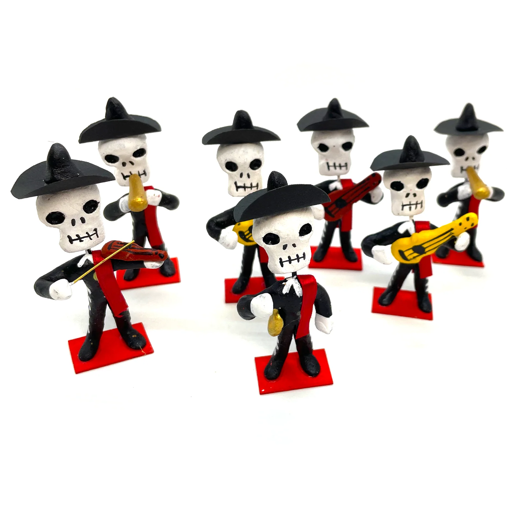 Handmade Mexican Mini 7 Piece Mariachi Nuevo Real Set –