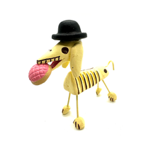 Load image into Gallery viewer, Handmade Mexican Pets - Dog Art &amp; Decor Muertolandia.com Dog with Hat + Concha  