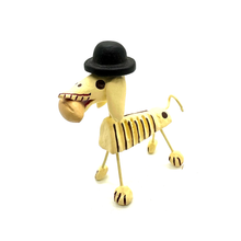 Load image into Gallery viewer, Handmade Mexican Pets - Dog Art &amp; Decor Muertolandia.com Dog with Hat + Pan Dulce  