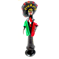 Mexican Handmade Paper Maché - Mariachi Los Muertos - Son De La Negra - Catrina Mexicana Art & Decor Muertolandia.com   