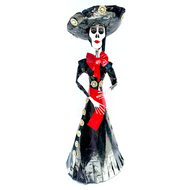 Mexican Handmade Paper Maché - Catrina Mariachi Hijas De Jalisco Charra Art & Decor Muertolandia.com Large - Catrina Mariachi