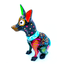 Load image into Gallery viewer, Mexican Hand Painted Figurine - Dog Xoloitzcuintli