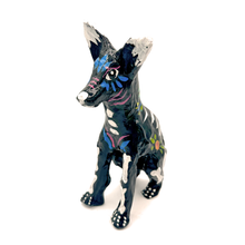 Load image into Gallery viewer, Handmade Paper Maché - Xoloitzcuintli Dog Art &amp; Decor Muertolandia.com Black