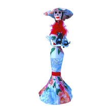 Load image into Gallery viewer, Mexican Handmade Paper Maché - Catrina Con Mascota Pet
