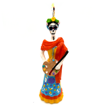 Load image into Gallery viewer, Mexican Handmade Candle - Frida Catrina Art &amp; Decor Muertolandia.com Frida Seis  