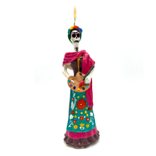 Load image into Gallery viewer, Mexican Handmade Candle - Frida Catrina Art &amp; Decor Muertolandia.com Falda C  