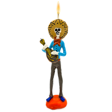 Load image into Gallery viewer, Mexican Handmade Candle - Mariachi Los Muertos Art &amp; Decor Muertolandia.com Román Palomar C  