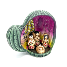 Load image into Gallery viewer, Mexican Handmade Nativity Natividad Scene - Nopal Nacimiento Art &amp; Decor Muertolandia.com B  