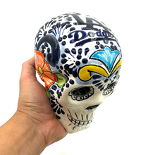 Load image into Gallery viewer, Mexican Handmade Ceramic - Calavera Sugar Skull Art &amp; Decor Nuevetón