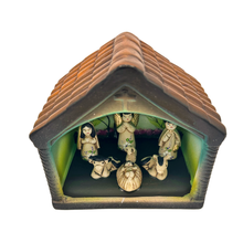 Load image into Gallery viewer, Mexican Handmade Nativity Natividad Scene - Casita Nacimiento Art &amp; Decor Muertolandia.com Bronze