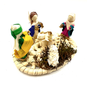 Handmade Mexican Corn Husk Tamal - Nativity Nacimiento Scene Art & Decor Mexico LA