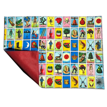 Load image into Gallery viewer, Mexican Lotería Card Design Placemats (4 Piece Fabric Set) Home &amp; Kitchen Muertolandia.com