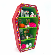 Load image into Gallery viewer, Handmade Window Shadow Box Nicho - Coffin Ofrenda Shadow Boxes Mexico CC