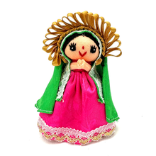 Load image into Gallery viewer, Handmade Otomi Lele Doll / Virgencita Plush Muertolandia.com