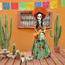 Load image into Gallery viewer, Mexican Handmade Paper Maché - Catrina - La Adelita Art &amp; Decor Muertolandia.com