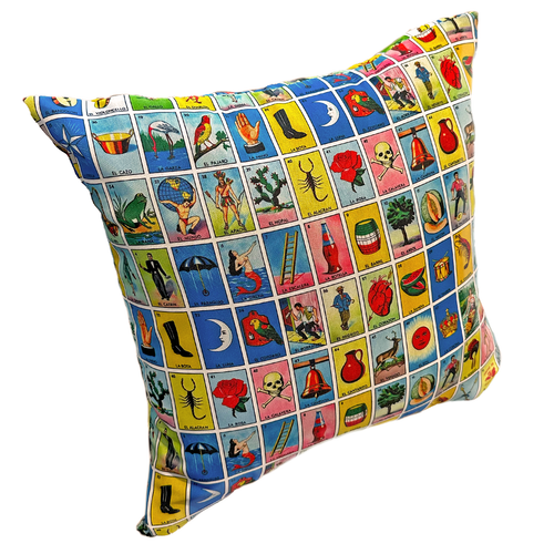 Mexican Lotería 18" Pillow Case
