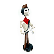 Mexican Handmade Paper Maché - Catrin - Cantinflas Art & Decor Muertolandia.com