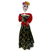 Load image into Gallery viewer, Mexican Handmade Paper Maché - La Calavera Catrina - Doña Rebozo De Santa Maria Art &amp; Decor Muertolandia.com 2