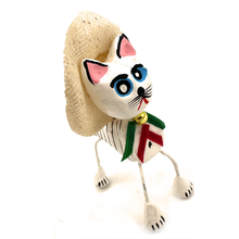 Load image into Gallery viewer, Handmade Mexican Pets - Cowboy Dog or Cat Art &amp; Decor Muertolandia.com Cat