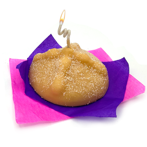 Mexican Handmade Candle - Pan De Muerto Art & Decor Muertolandia.com