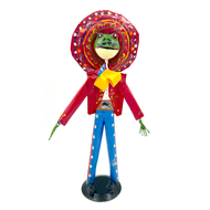 Mexican Handmade Paper Maché - Mariachi Nuevo Real - El Son Del Sapo Art & Decor Muertolandia.com