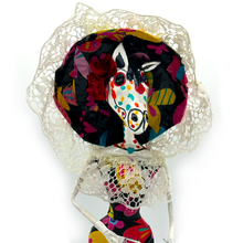 Load image into Gallery viewer, Mexican Handmade Paper Maché – Catrina Hijas de Jalisco – La Yegua Art &amp; Decor Muertolandia.com