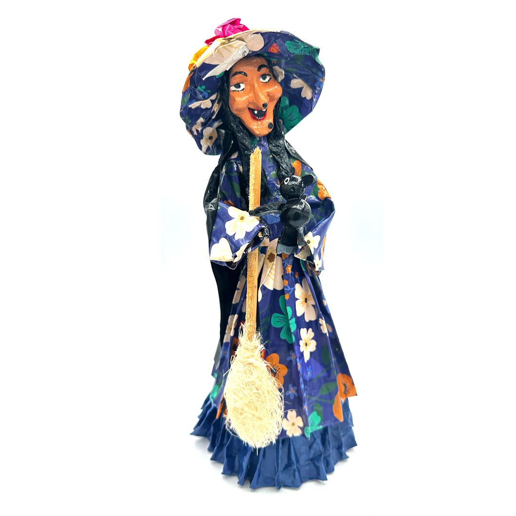 Mexican Handmade Paper Maché - Catrina - El Son De La Bruja Art & Decor Muertolandia.com 2: Tlaquepaque + Bird