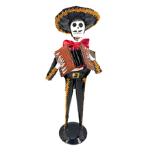 Load image into Gallery viewer, Mexican Handmade Paper Maché - Mariachi Nuevo Real - Don Acordeón Art &amp; Decor Muertolandia.com Large