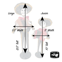 Load image into Gallery viewer, Mexican Handmade Paper Maché - Mariachi Nuevo Real - Don Acordeón Art &amp; Decor Muertolandia.com