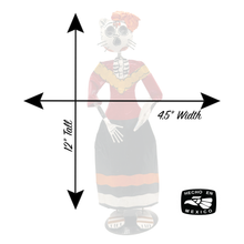 Load image into Gallery viewer, Mexican Handmade Paper Maché – Hello Kitty Catrina Art &amp; Decor Muertolandia.com