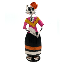 Load image into Gallery viewer, Mexican Handmade Paper Maché – Hello Kitty Catrina Art &amp; Decor Muertolandia.com Pink
