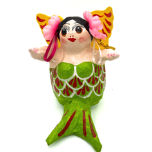 Load image into Gallery viewer, Handmade Paper Maché - Guardian Sirena Angel