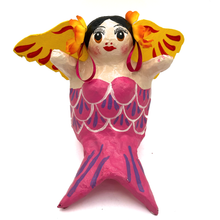 Load image into Gallery viewer, Handmade Paper Maché - Guardian Sirena Angel