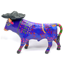 Load image into Gallery viewer, Handmade Paper Maché Toro Relajo – Large Size Art &amp; Decor Muertolandia.com