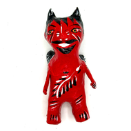 Handmade Paper Maché Judas Figure – Red Diablo Art & Decor Muertolandia.com
