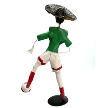 Load image into Gallery viewer, Mexican Handmade Paper Maché - Catrin Mariachi Futbol Mundial